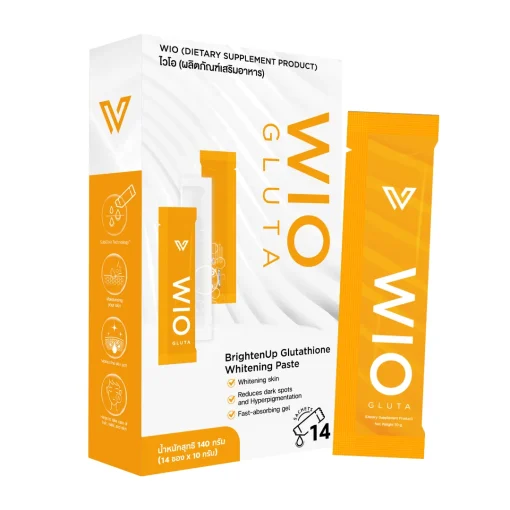 WIO Gluta VONCE ไวโอ กลูต้า ผิวขาว ผิวใส ลดริ้วรอย หน้าเด็ก หน้าเด้ง cover