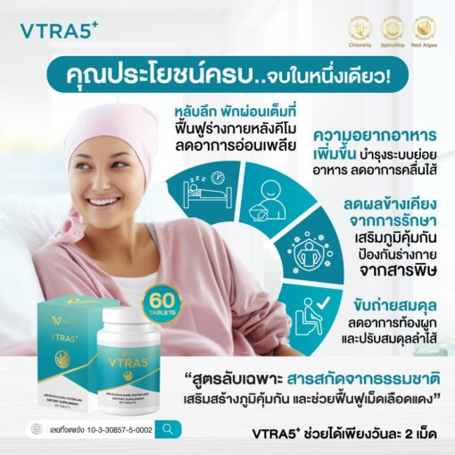VTRA5 Plus  วีตร้าไฟร์พลัส, อาหารเสริมลดคอเลสเตอรอล, บำรุงหัวใจ, ลดไขมันในเลือด, ปรับสมดุลไขมัน, บำรุงสุขภาพสมอง - Image 16