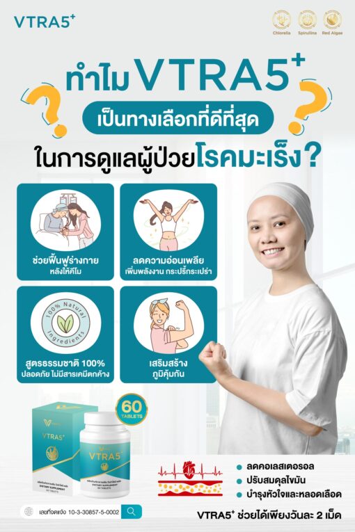 VTRA5 Plus  วีตร้าไฟร์พลัส, อาหารเสริมลดคอเลสเตอรอล, บำรุงหัวใจ, ลดไขมันในเลือด, ปรับสมดุลไขมัน, บำรุงสุขภาพสมอง - Image 18
