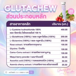 Gluta Chew กลูต้า ชู ผลิตภัณฑ์วิตามินกันแดด วิตามินผิว วิธีดูแลผิว ผิวคล้ำ